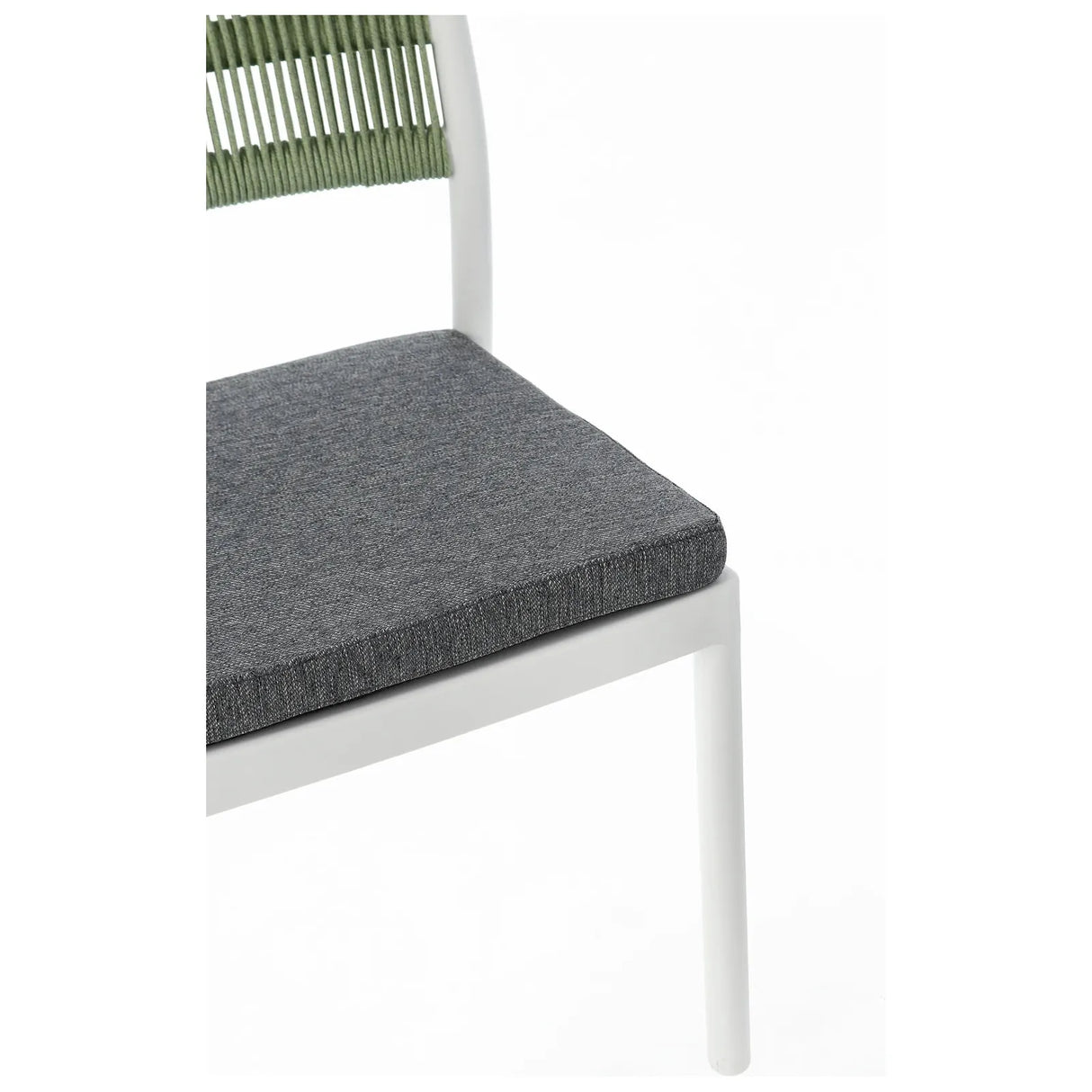 Alvin Stuhl mit Kissen Weiss/Grün - ZEN ZONE Furniture