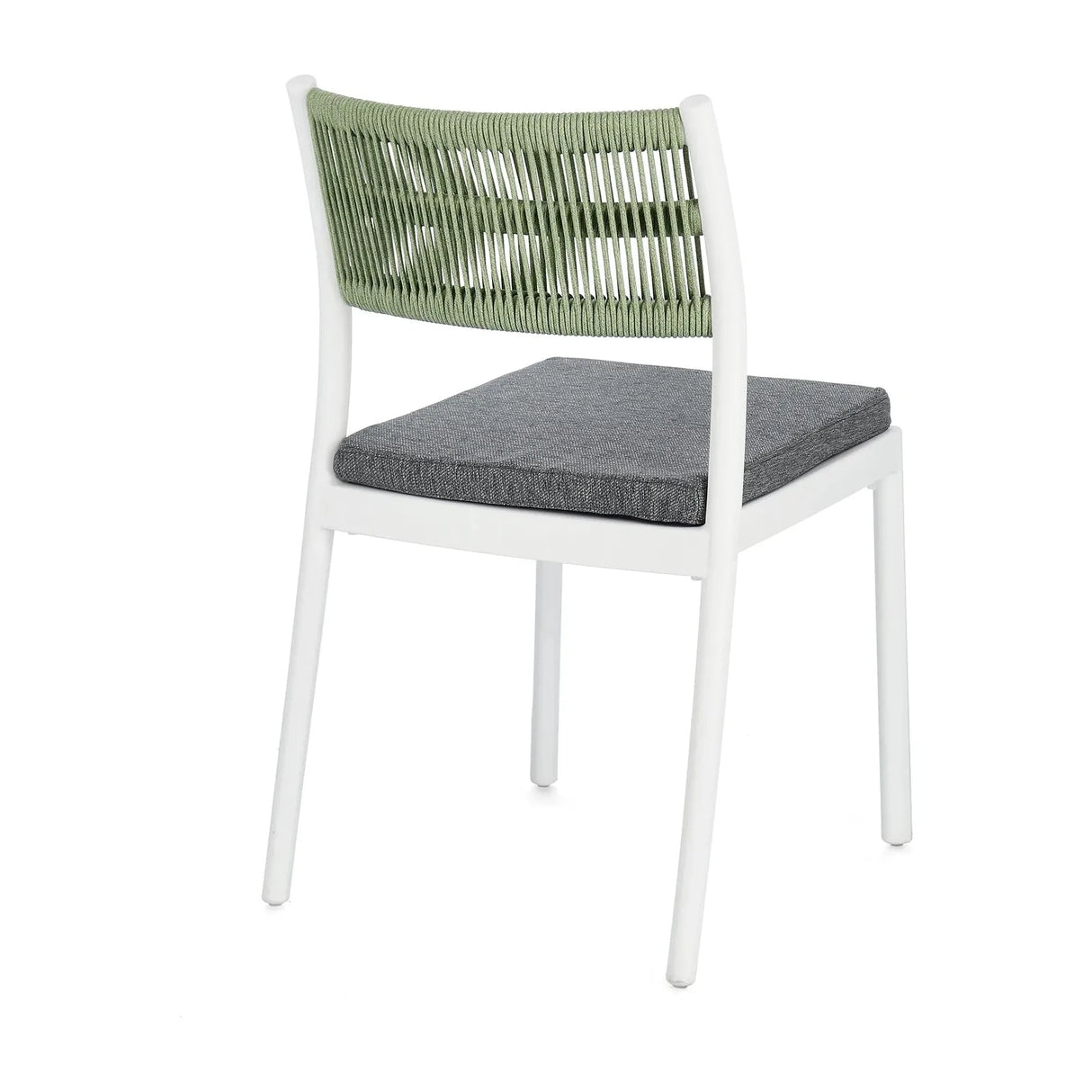 Alvin Stuhl mit Kissen Weiss/Grün - ZEN ZONE Furniture