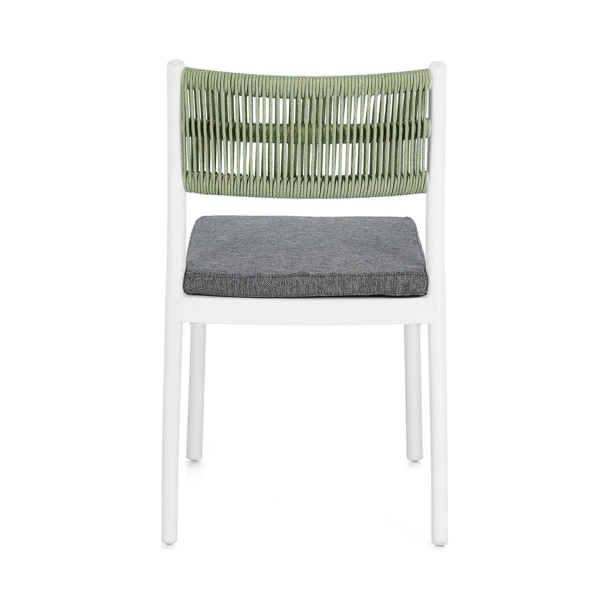 Alvin Stuhl mit Kissen Weiss/Grün - ZEN ZONE Furniture