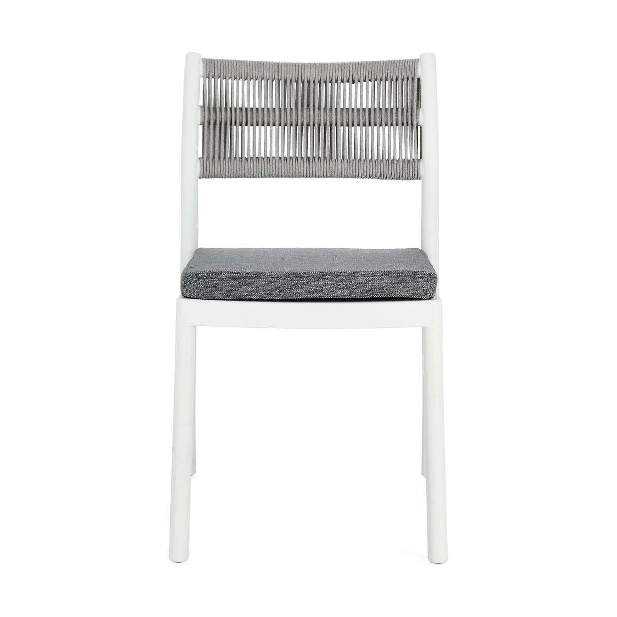 Alvin Stuhl mit Kissen Weiss/Hellgrau - ZEN ZONE Furniture