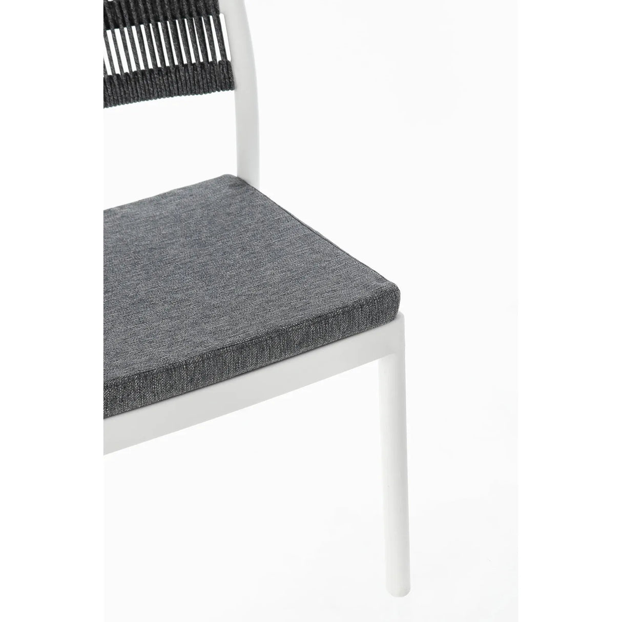 Alvin Stuhl mit Kissen Weiss/Dunkelgrau - ZEN ZONE Furniture