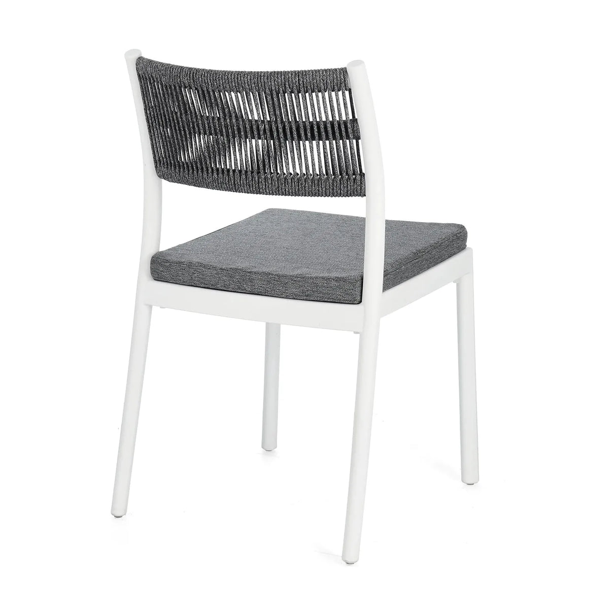 Alvin Stuhl mit Kissen Weiss/Dunkelgrau - ZEN ZONE Furniture