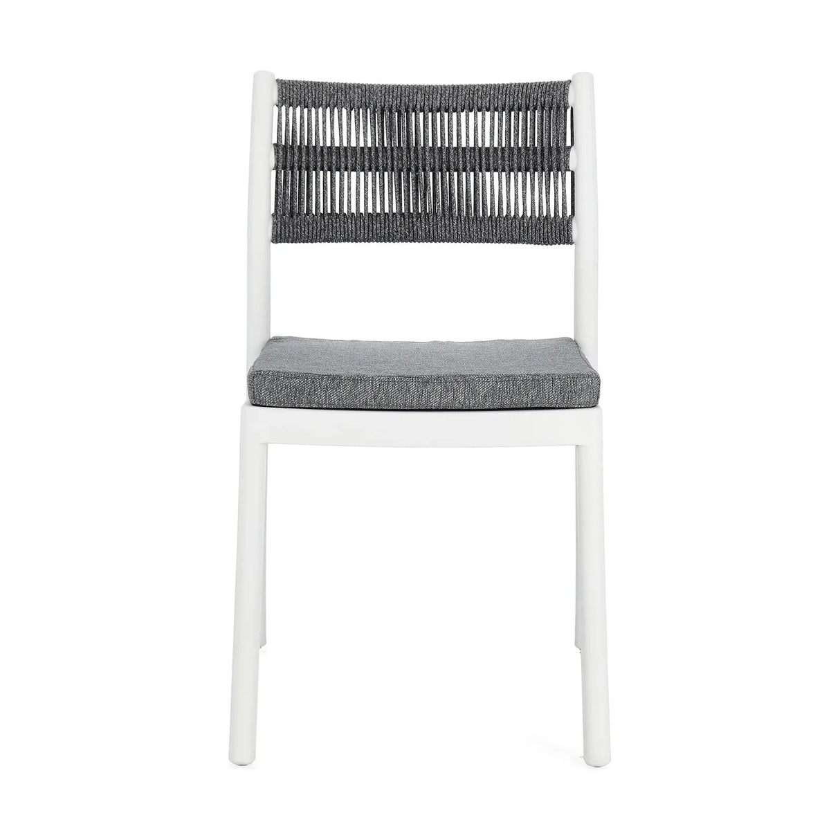 Alvin Stuhl mit Kissen Weiss/Dunkelgrau - ZEN ZONE Furniture