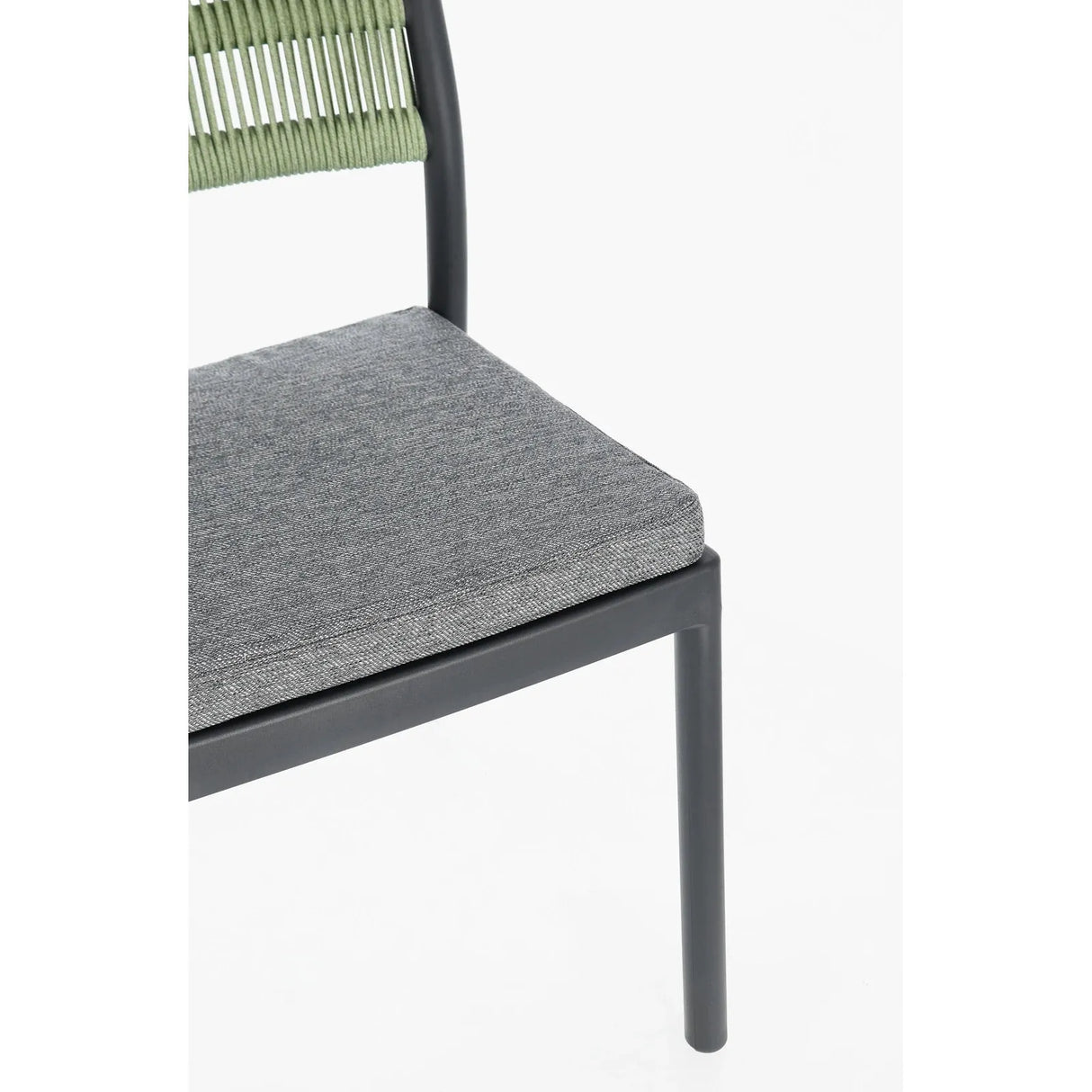 Alvin Stuhl mit Kissen Charcoal/Grün - ZEN ZONE Furniture