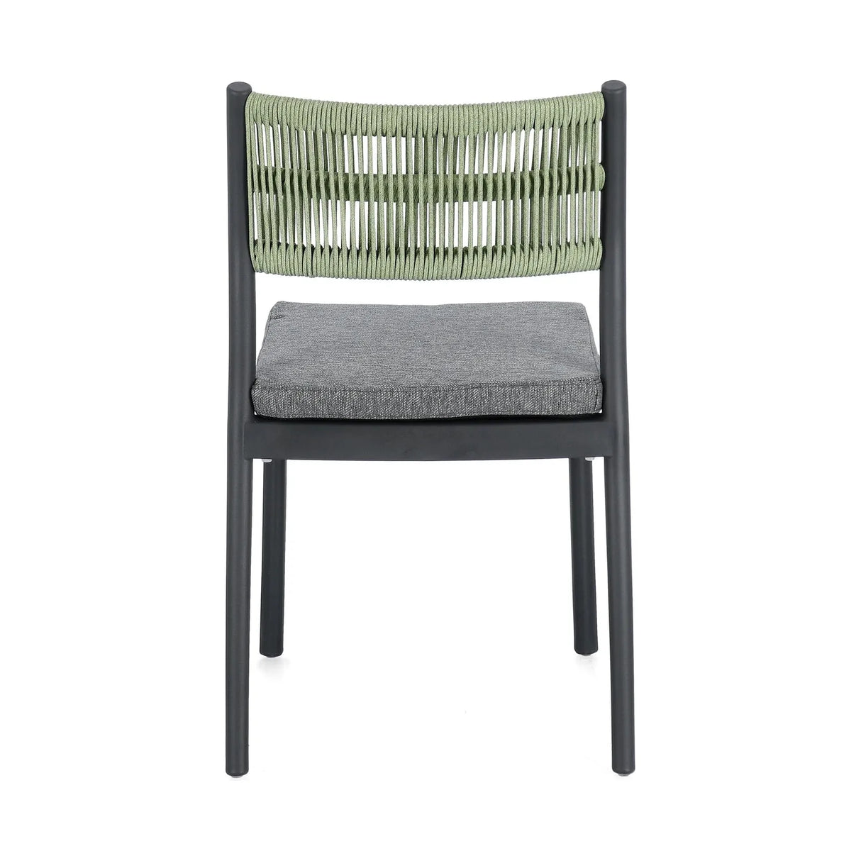 Alvin Stuhl mit Kissen Charcoal/Grün - ZEN ZONE Furniture