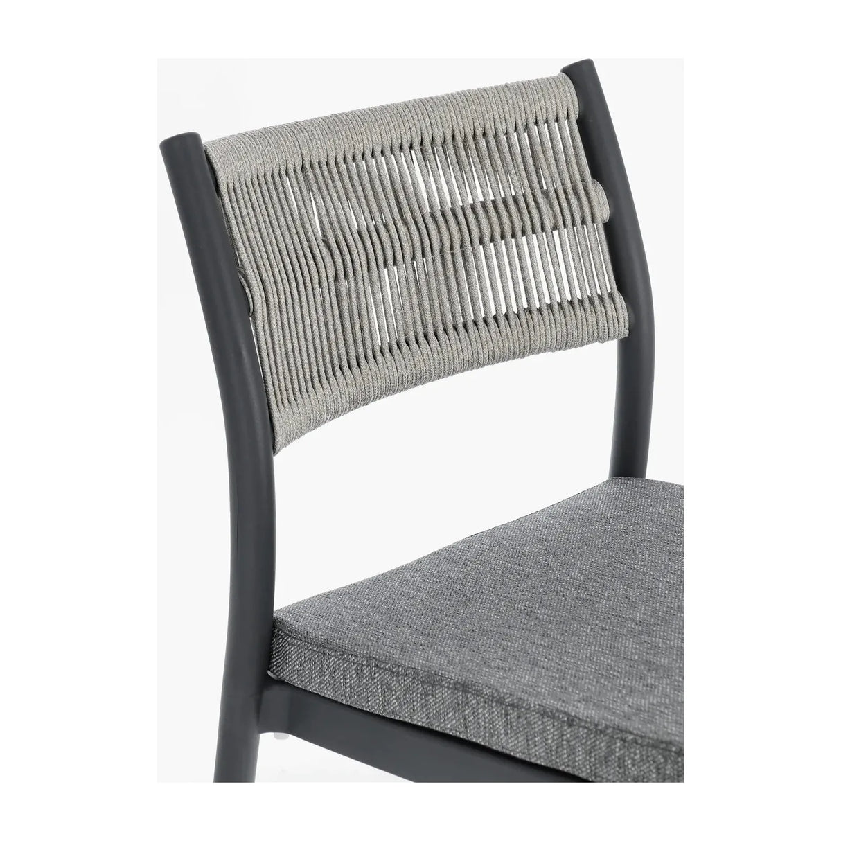 Alvin Stuhl mit Kissen Anthrazit/Hellgrau - ZEN ZONE Furniture