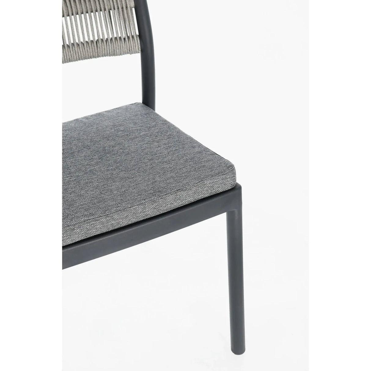 Alvin Stuhl mit Kissen Anthrazit/Hellgrau - ZEN ZONE Furniture