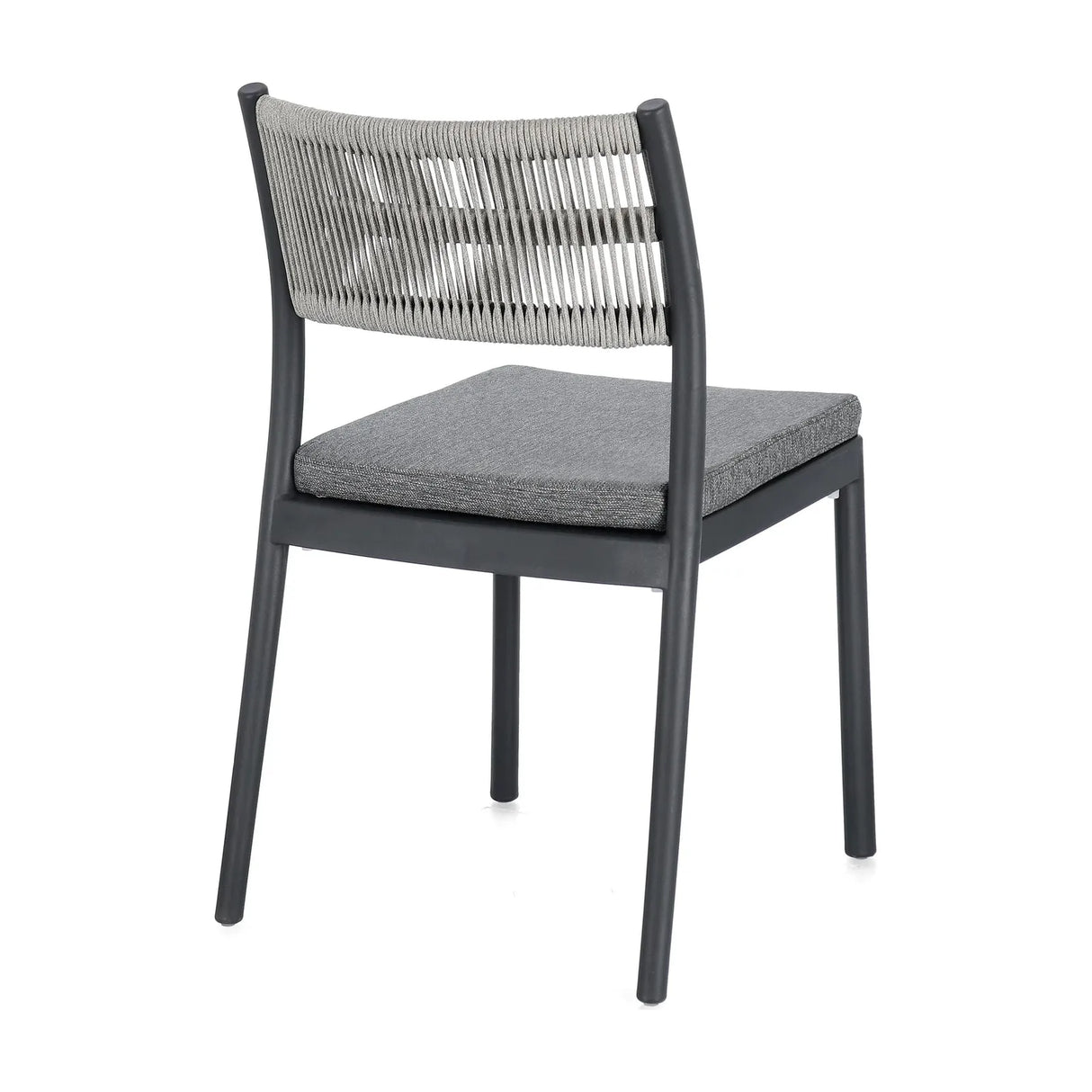 Alvin Stuhl mit Kissen Anthrazit/Hellgrau - ZEN ZONE Furniture