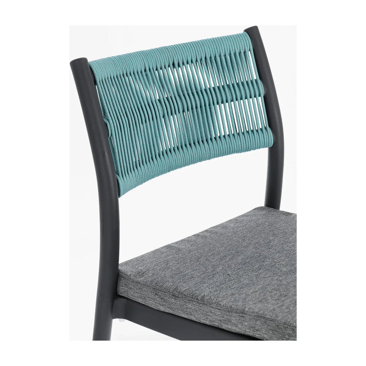 Alvin Stuhl mit Kissen Charcoal/Avio - ZEN ZONE Furniture
