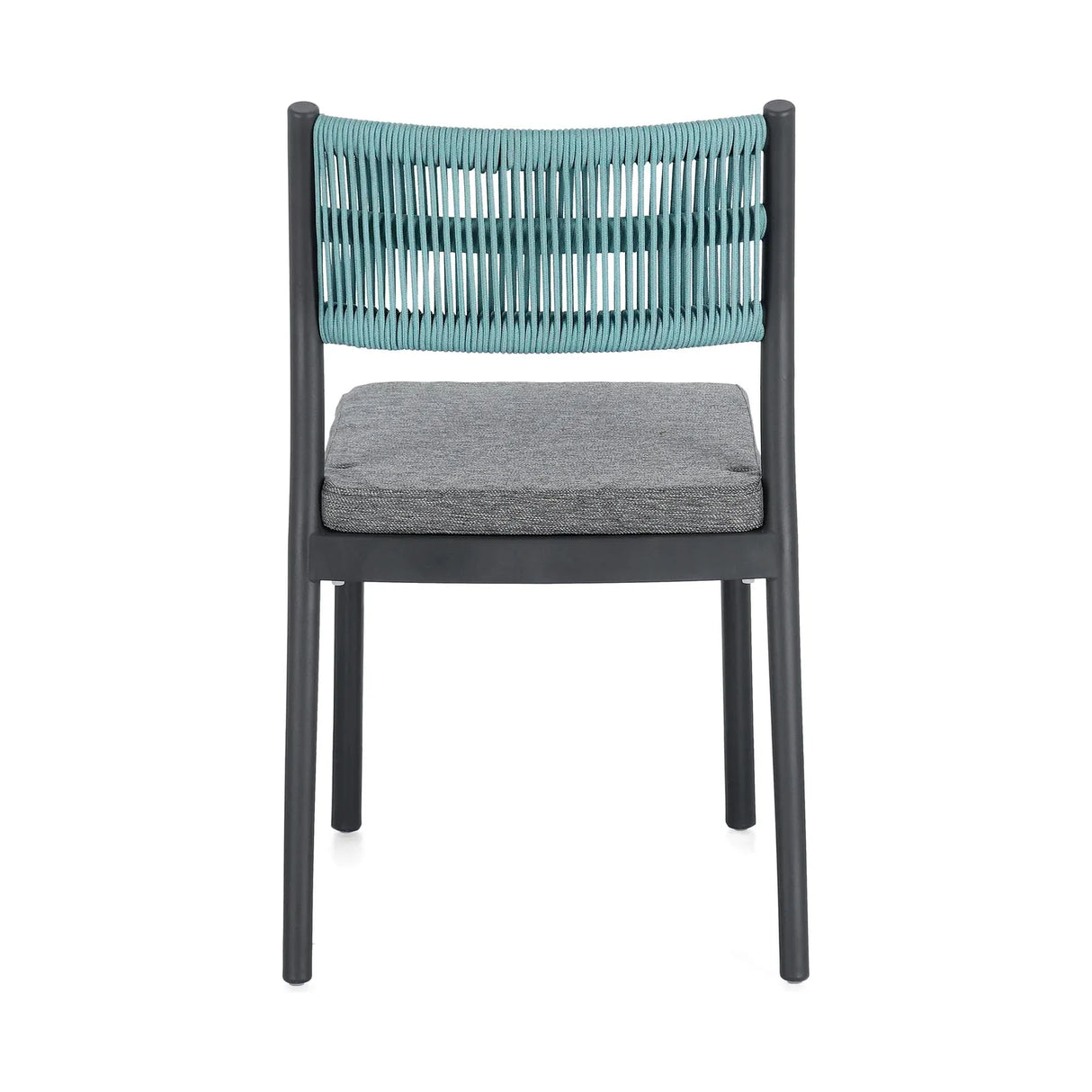 Alvin Stuhl mit Kissen Charcoal/Avio - ZEN ZONE Furniture