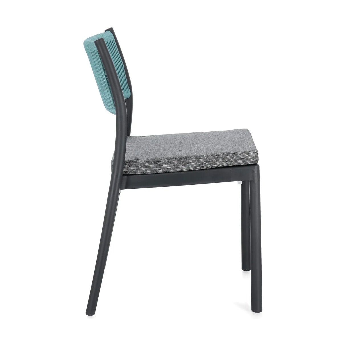 Alvin Stuhl mit Kissen Charcoal/Avio - ZEN ZONE Furniture