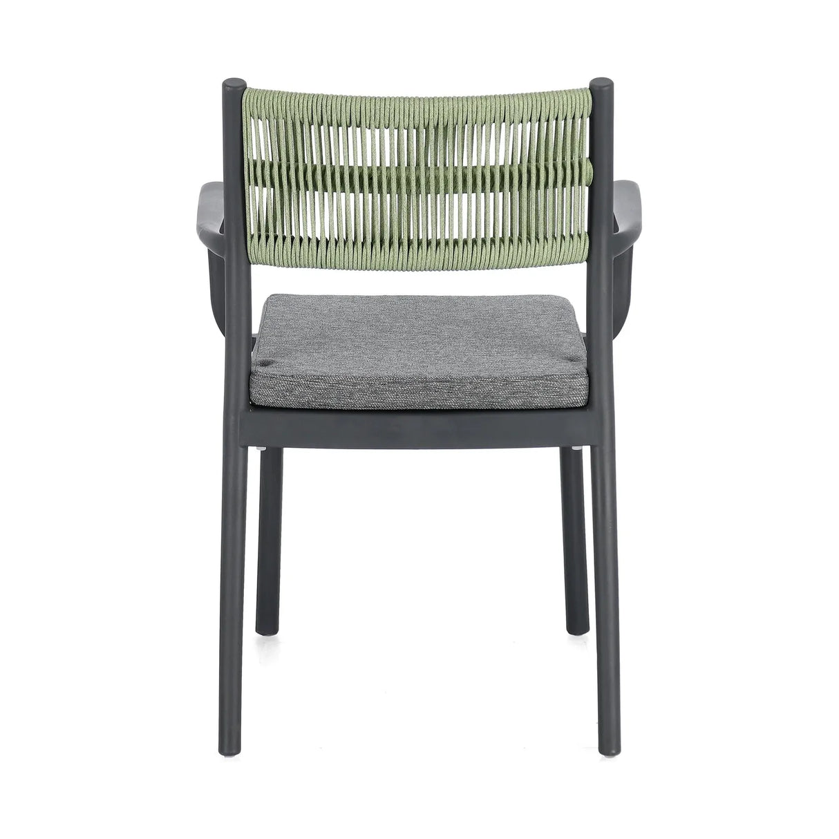 Alvin Stuhl mit Armlehne und Kissen Anthrazit/Gold - ZEN ZONE Furniture