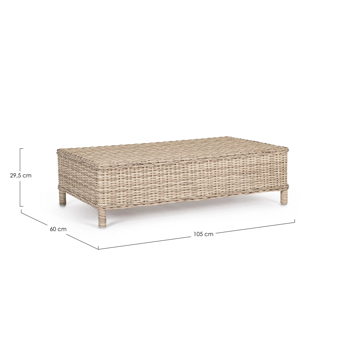 Garten Couchtisch 105x60 Aditya New - ZEN ZONE Furniture