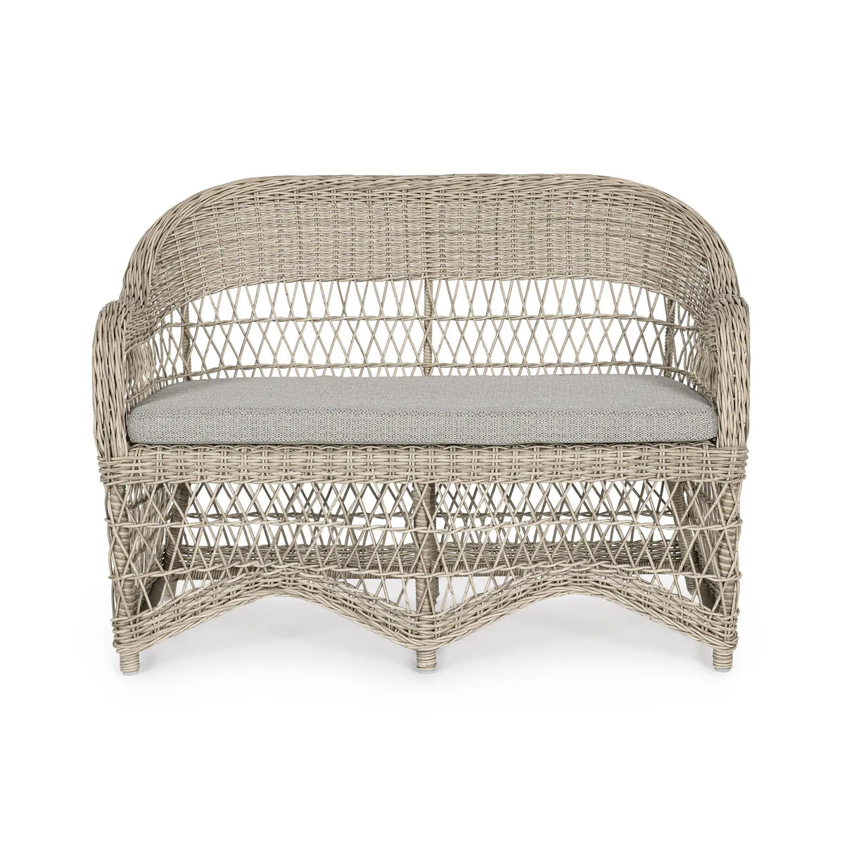 Garten-Sofa 2-Sitzer mit Kissen Jupiter New - ZEN ZONE Furniture