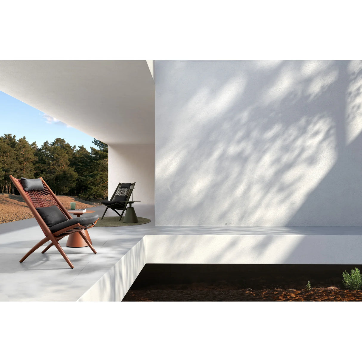 Garten Beistelltisch D50 Grün Aloha - ZEN ZONE Furniture