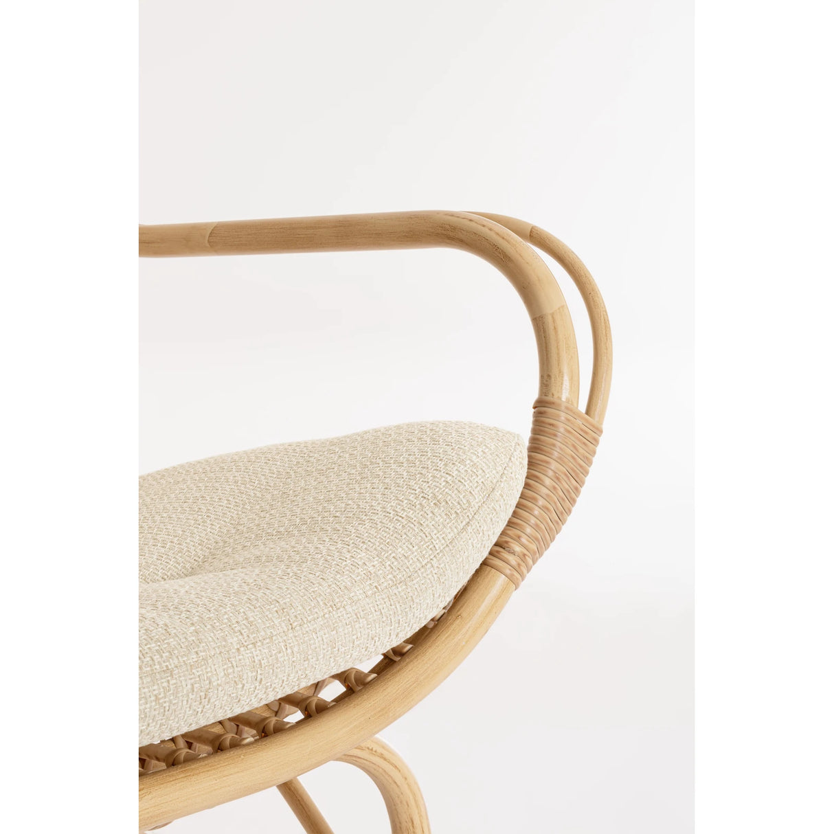 Outdoor Lounge-Sessel mit Kissen mit Fußstützen Maela - ZEN ZONE Furniture