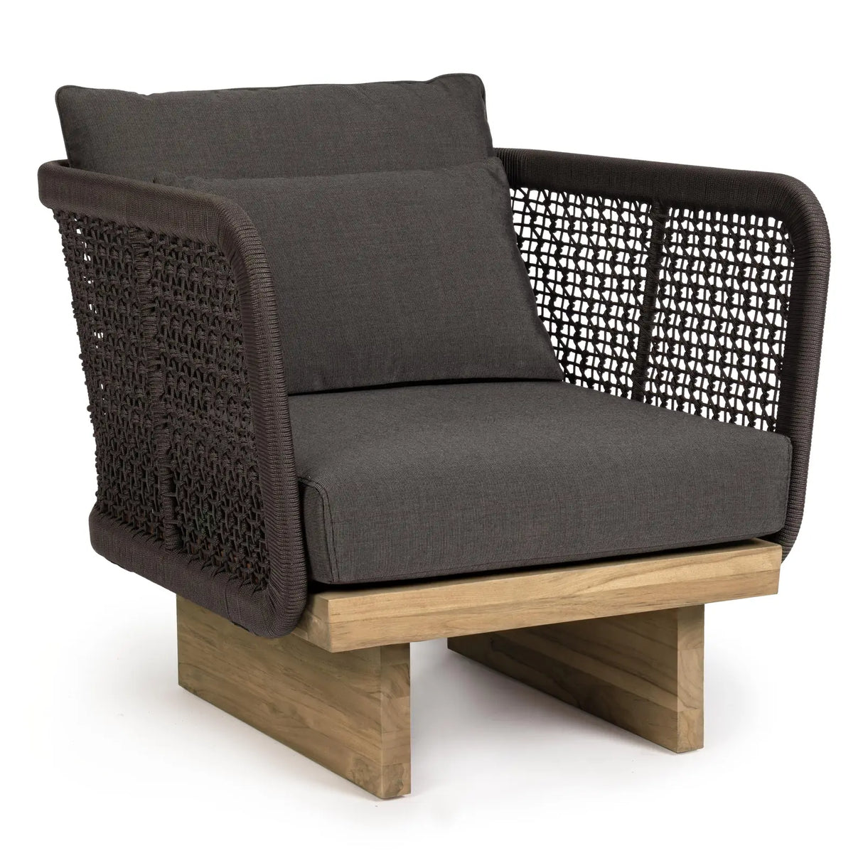Outdoor Sessel Xylia mit Kissen Dark - ZEN ZONE Furniture