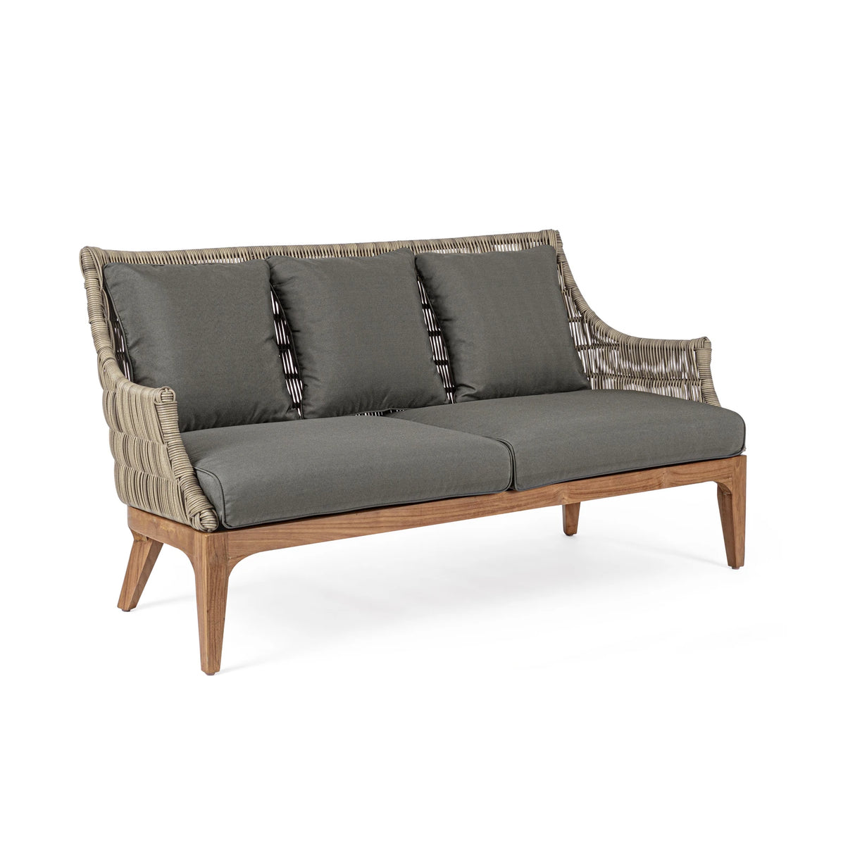 Garten-Sofa 2 bis 3-Sitzer mit Kissen Keilani - ZEN ZONE Furniture