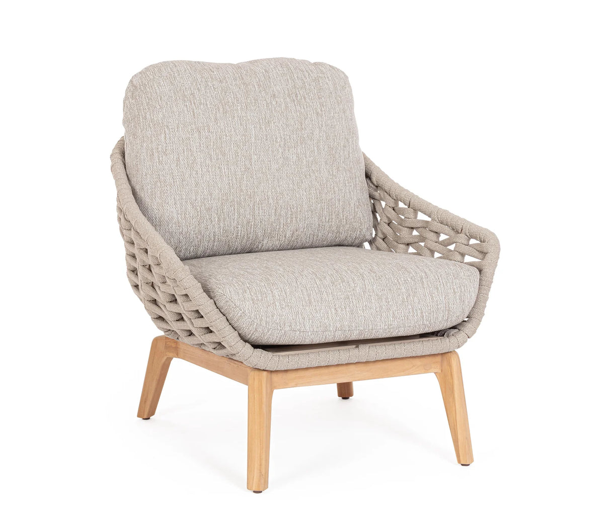 Outdoor Sessel mit Kissen Tamires Beige - ZEN ZONE Furniture