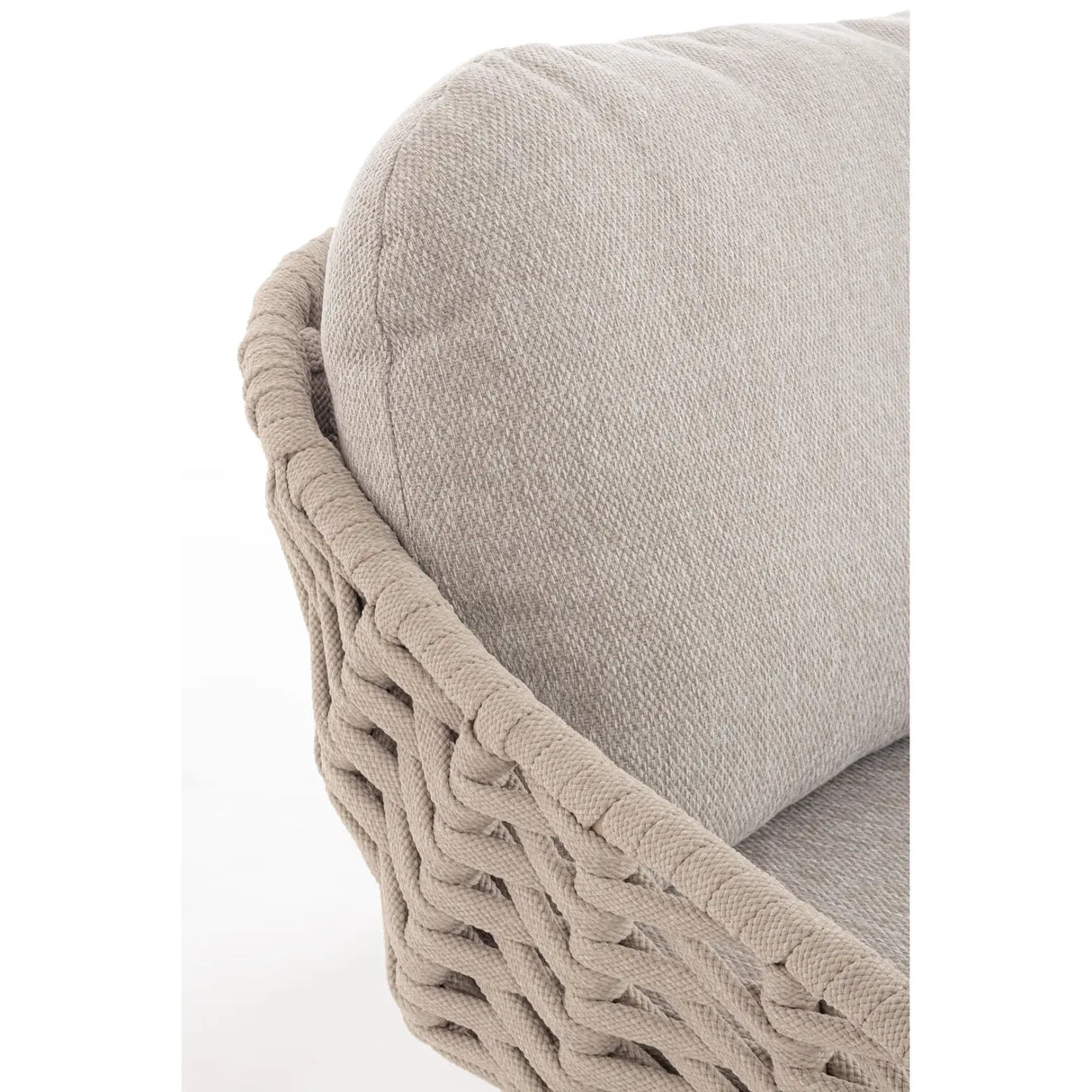 Garten-Sofa 2 bis 3-Sitzer mit Kissen Tamires Beige - ZEN ZONE Furniture