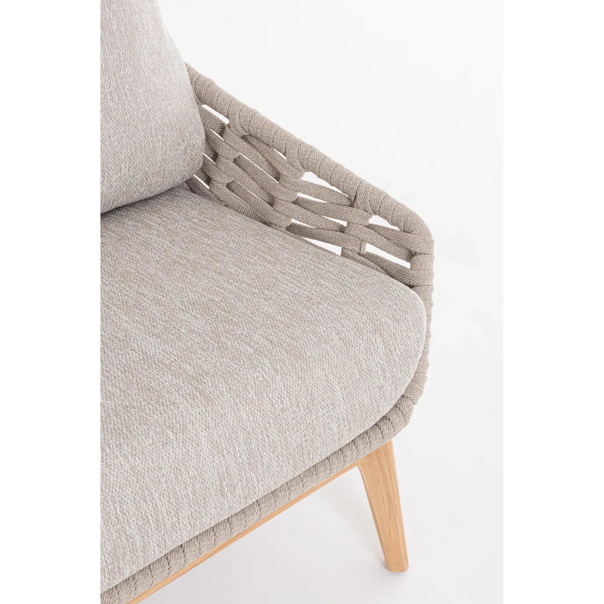 Garten-Sofa 2 bis 3-Sitzer mit Kissen Tamires Beige - ZEN ZONE Furniture