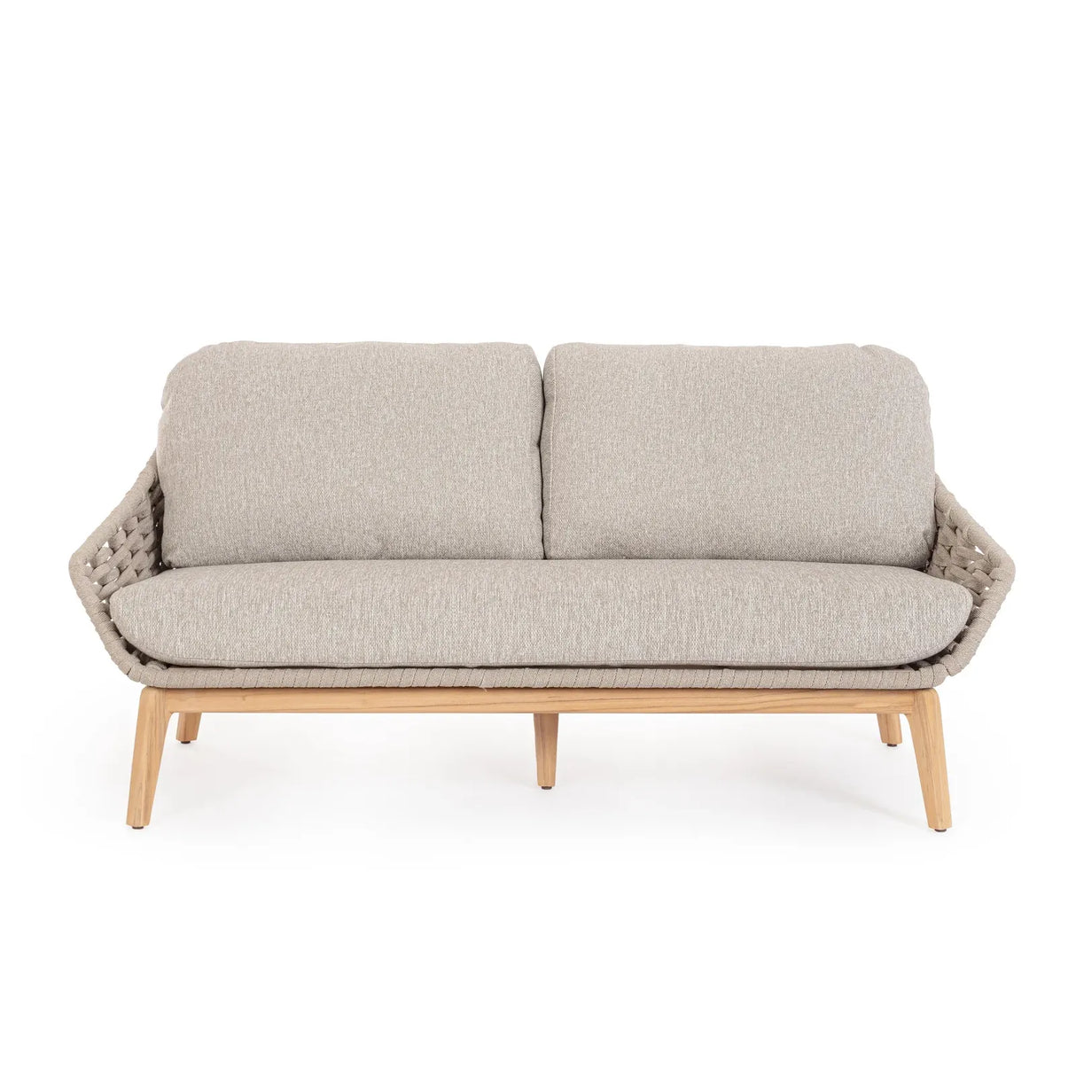 Garten-Sofa 2 bis 3-Sitzer mit Kissen Tamires Beige - ZEN ZONE Furniture