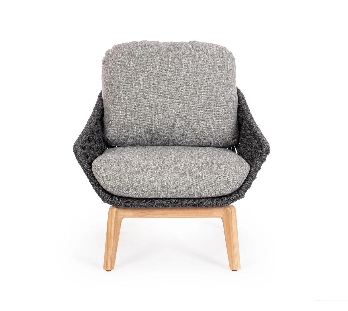 Outdoor Sessel mit Kissen Tamires Anthrazit - ZEN ZONE Furniture