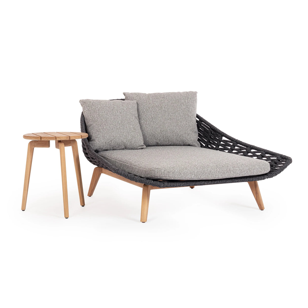 Outdoor Daybed mit Lehne Tamires Anthrazit - ZEN ZONE Furniture