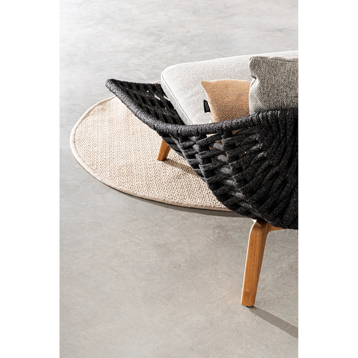 Outdoor Daybed mit Lehne Tamires Anthrazit - ZEN ZONE Furniture