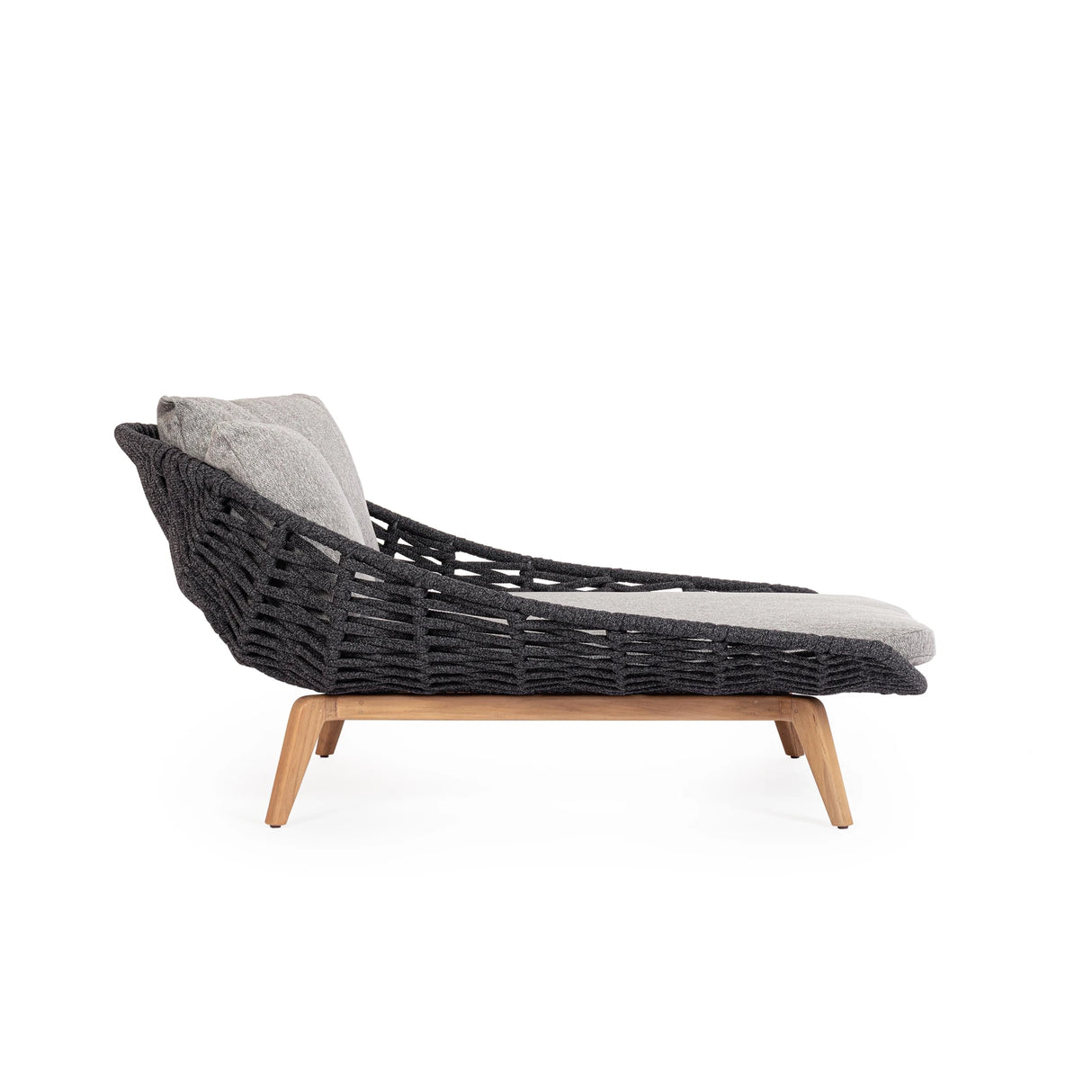 Outdoor Daybed mit Lehne Tamires Anthrazit - ZEN ZONE Furniture