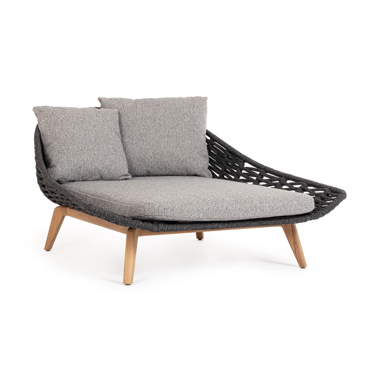 Outdoor Daybed mit Lehne Tamires Anthrazit - ZEN ZONE Furniture