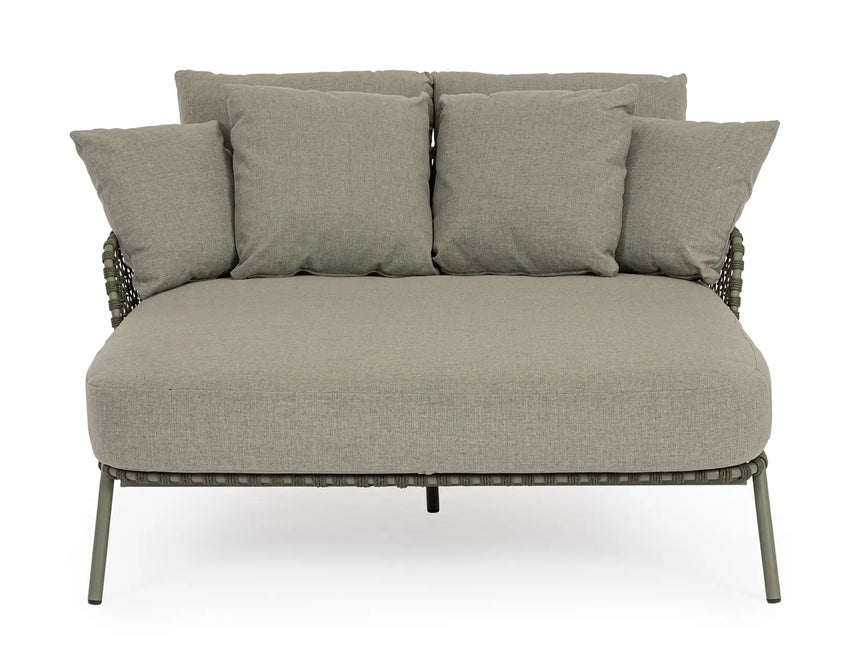 Outdoor Daybed 2-Sitzer Ivissa Grün 139x170 cm - ZEN ZONE Furniture