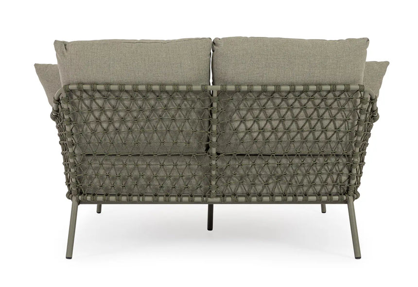 Outdoor Daybed 2-Sitzer Ivissa Grün 139x170 cm - ZEN ZONE Furniture
