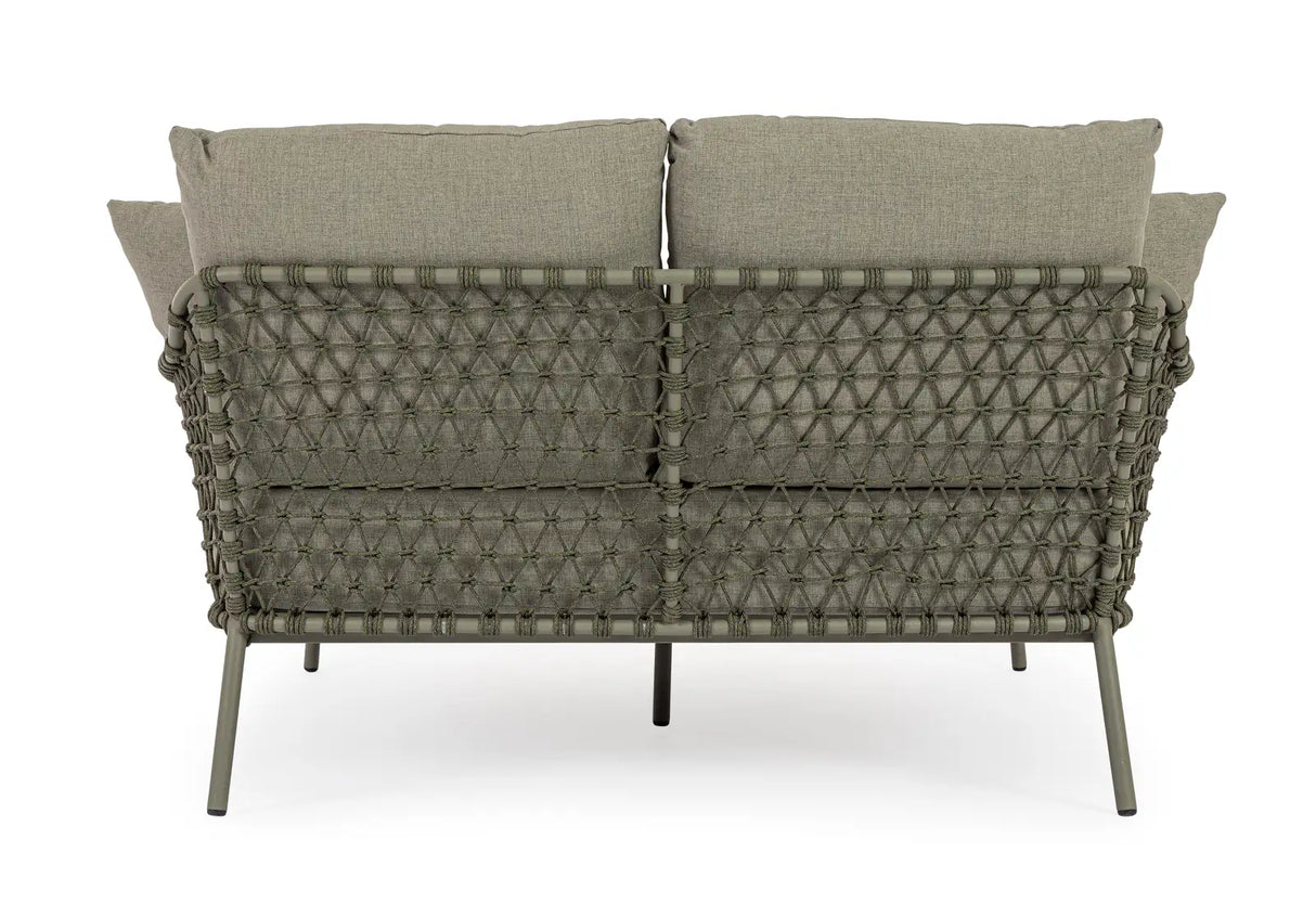 Outdoor Daybed 2-Sitzer Ivissa Grün 139x170 cm - ZEN ZONE Furniture