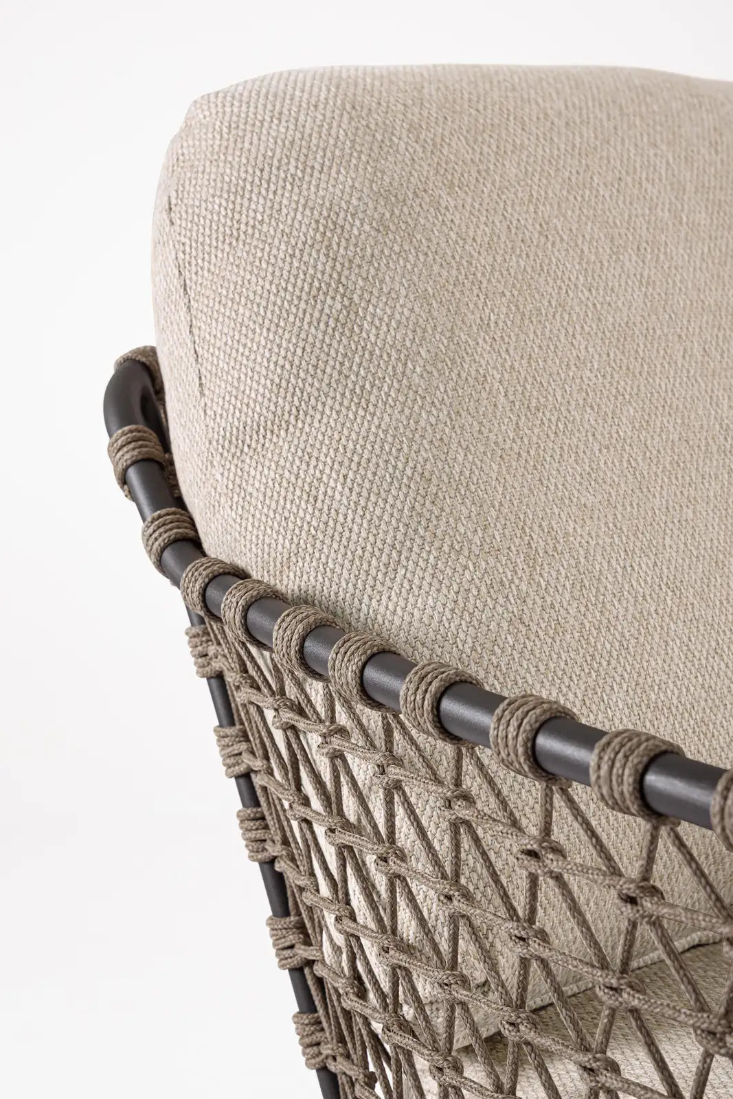 Outdoor Sofa 2/3-Sitzer Ivissa aus Seil Anthrazit 166x85 cm - ZEN ZONE Furniture