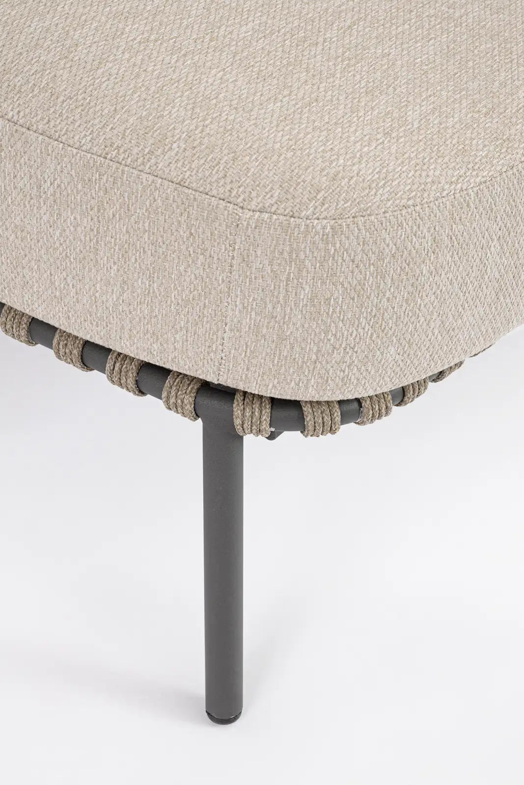 Outdoor Daybed 2-Sitzer Ivissa Anthrazit 139x170 cm - ZEN ZONE Furniture