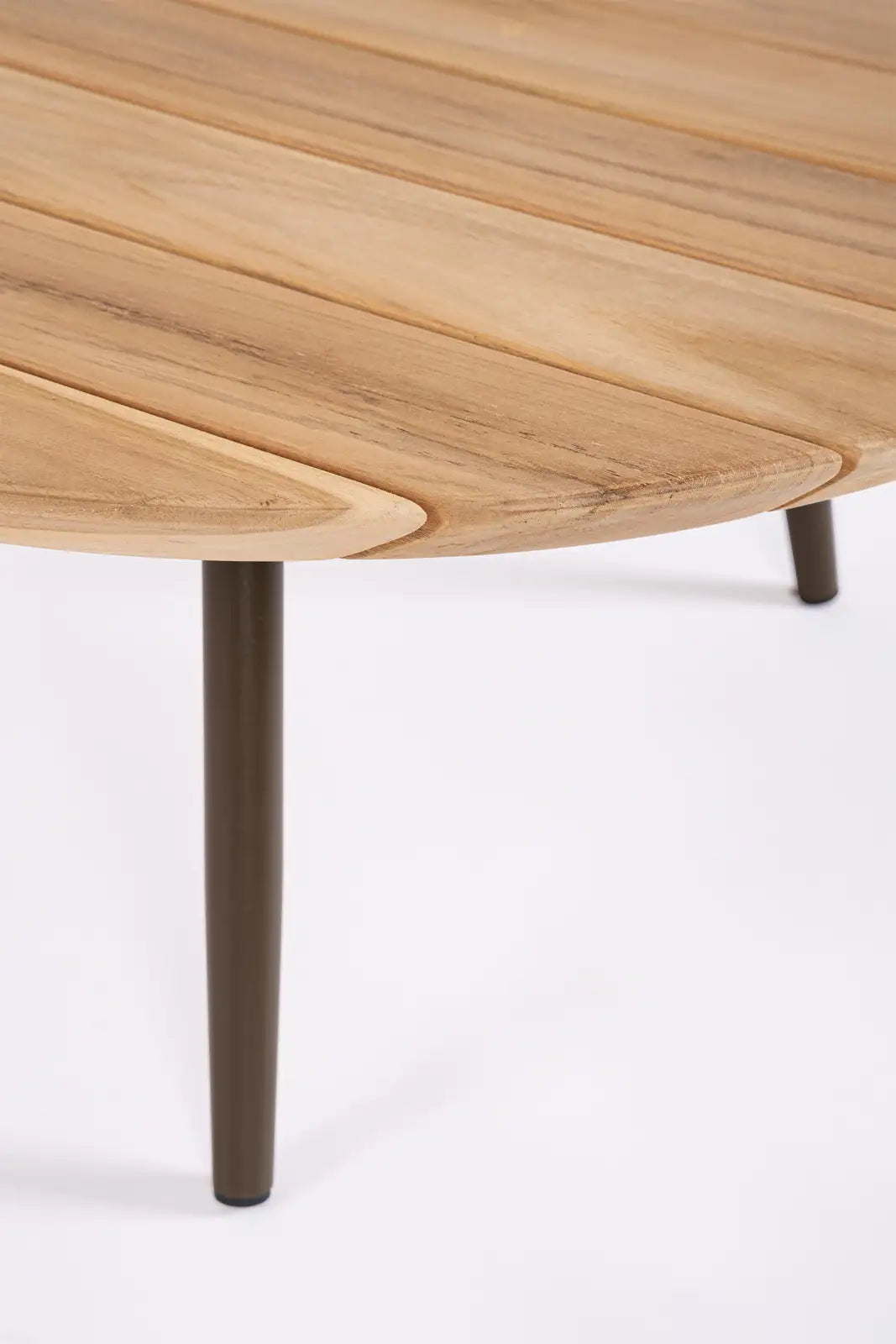 Outdoor Couchtisch 2er-Set Teakholz Talaia D50-D70 Java - ZEN ZONE Furniture