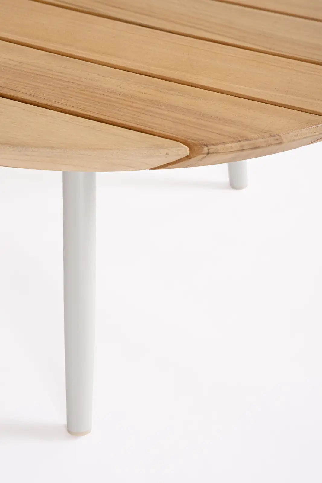 Outdoor Couchtisch 2er-Set Teakholz Talaia D50-D70 Frostig - ZEN ZONE Furniture