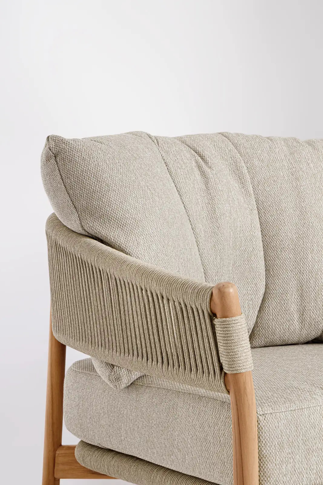 Outdoor Sessel Garita aus Teakholz und Seil - ZEN ZONE Furniture