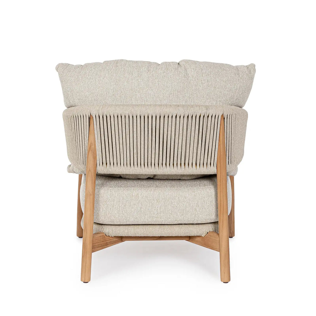 Outdoor Sessel Garita aus Teakholz und Seil - ZEN ZONE Furniture