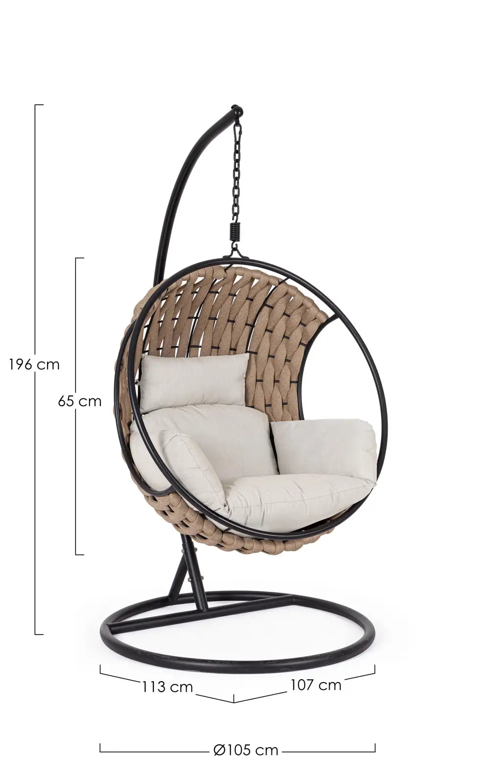 Hängesessel Galapagos Sand - ZEN ZONE Furniture