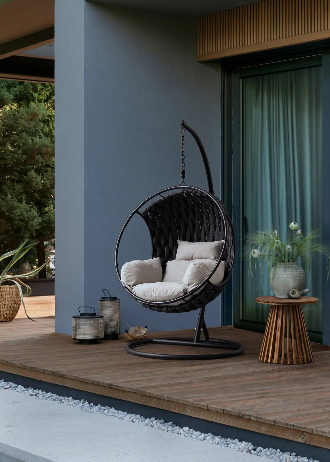 Hängesessel Galapagos Schwarz - ZEN ZONE Furniture