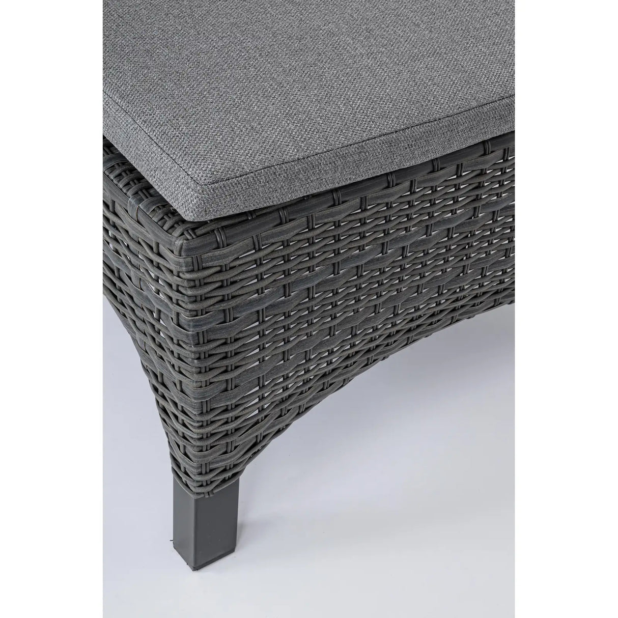 Gartenliege Britton mit Kissen Anthrazit JX55 - ZEN ZONE Furniture
