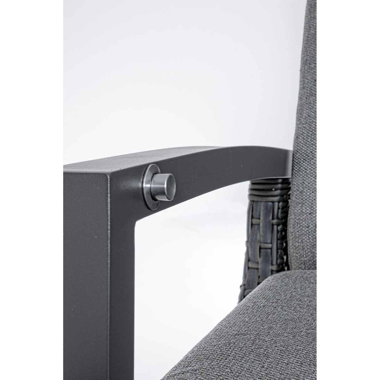 Gartenliege Britton mit Kissen Anthrazit JX55 - ZEN ZONE Furniture