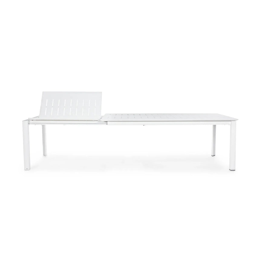 Gartentisch ausziehbar 200-300x110 Weiß CX21 Konnor - ZEN ZONE Furniture