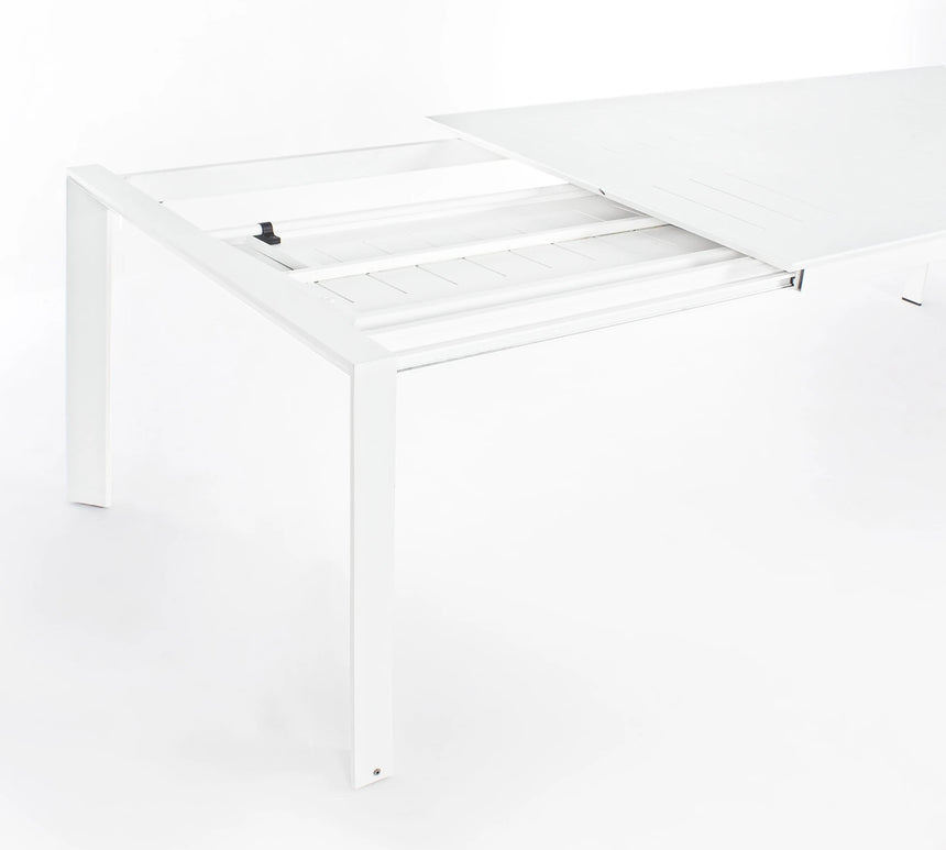 Gartentisch ausziehbar 200-300x110 Weiß CX21 Konnor - ZEN ZONE Furniture