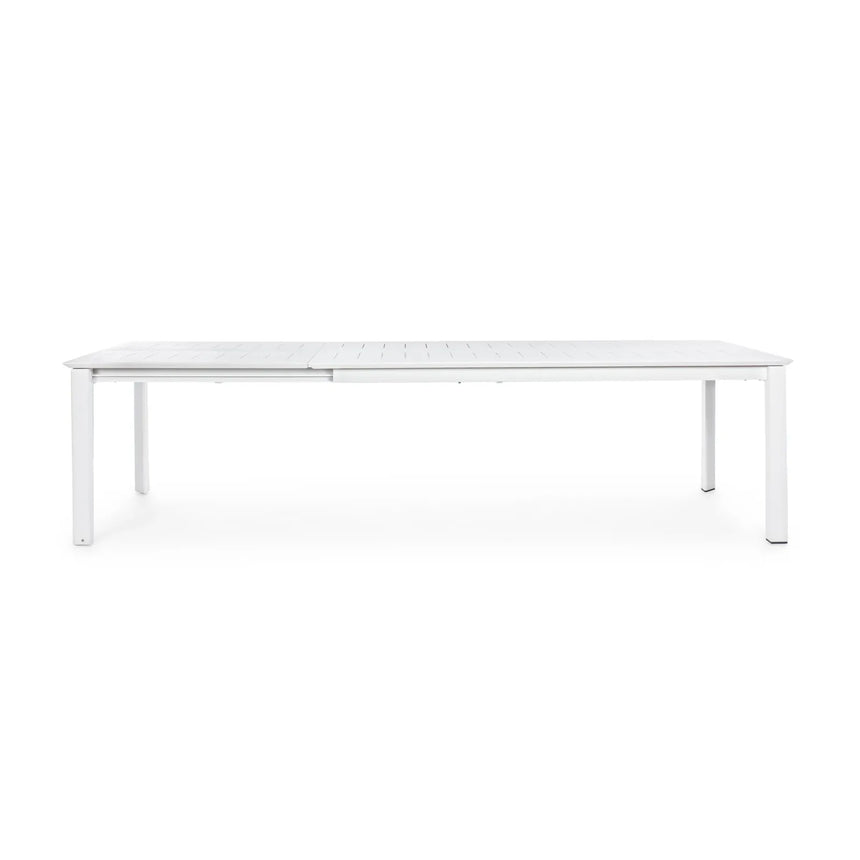 Gartentisch ausziehbar 200-300x110 Weiß CX21 Konnor - ZEN ZONE Furniture