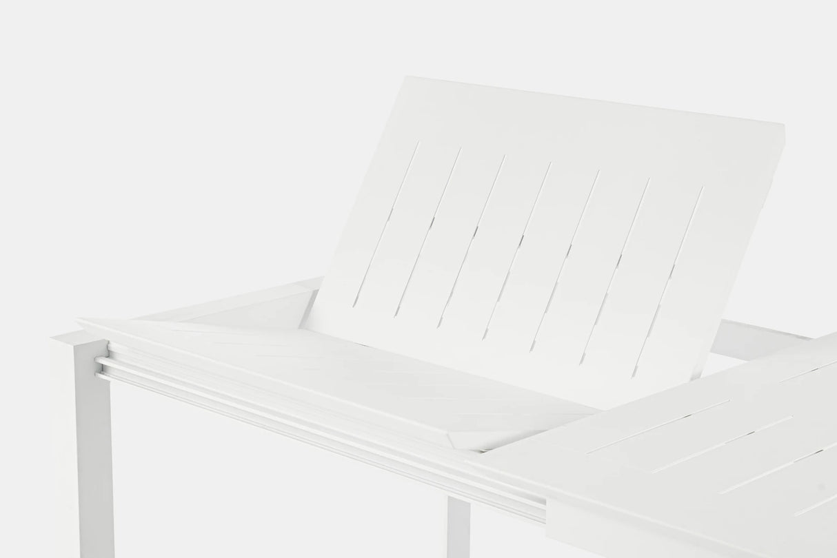 Gartentisch ausziehbar 160-240x100 Weiß CX21 Konnor - ZEN ZONE Furniture