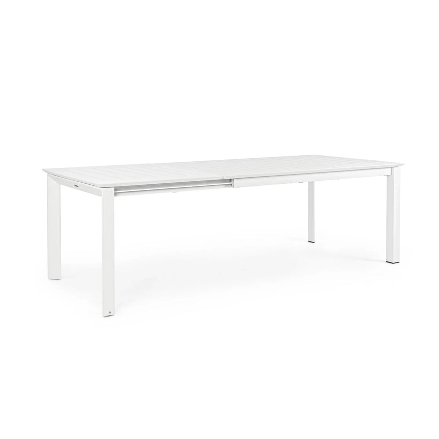 Gartentisch ausziehbar 160-240x100 Weiß CX21 Konnor - ZEN ZONE Furniture
