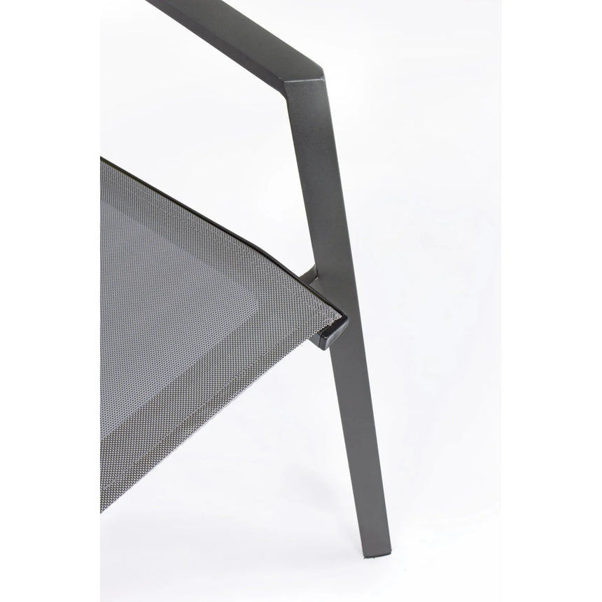 Cruise Stuhl mit Armlehnen Charcoal Gk52 - ZEN ZONE Furniture